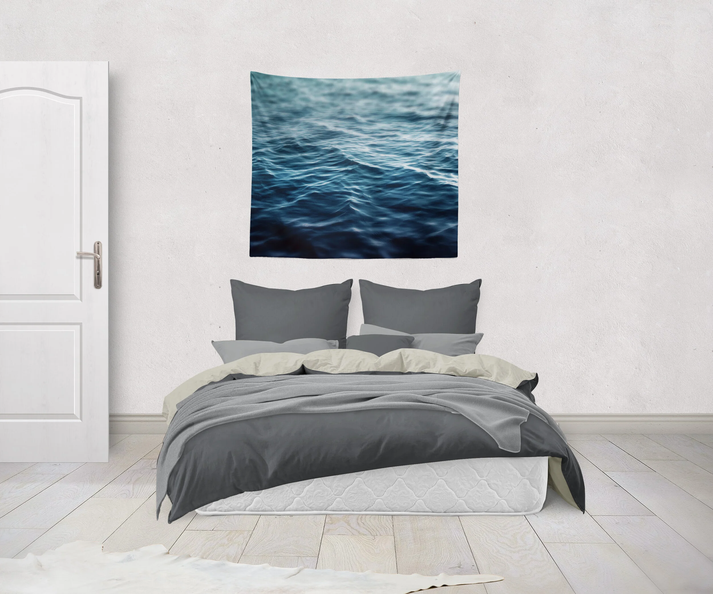Dark Waters Wall Tapestry Beach Surf Decor by Nature City Co